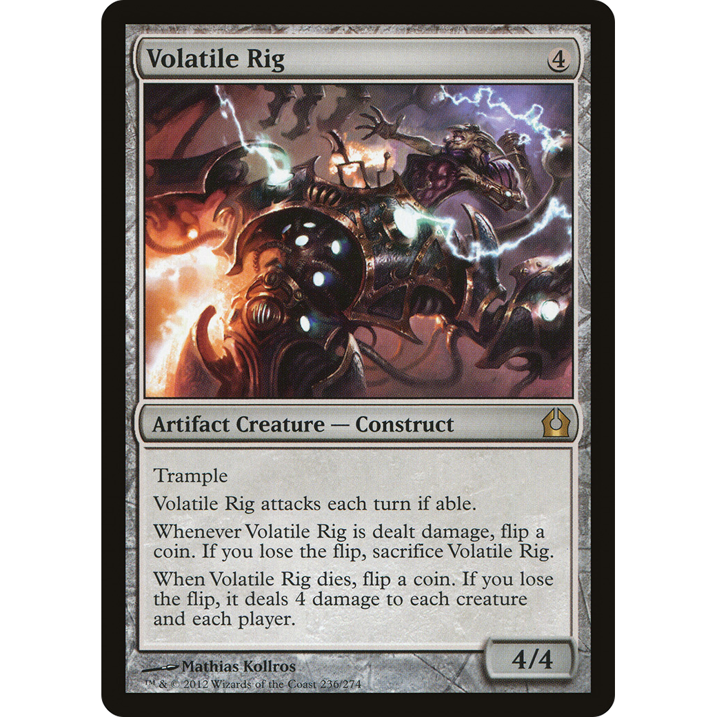 Volatile Rig (RTR-236) - Return to Ravnica
