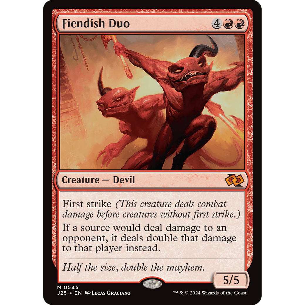 Fiendish Duo (J25-545) - Foundations Jumpstart