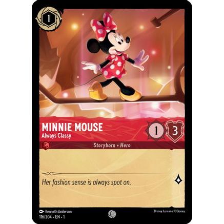 Minnie Mouse - Always Classy (116/204) - The First Chapter Cold Foil