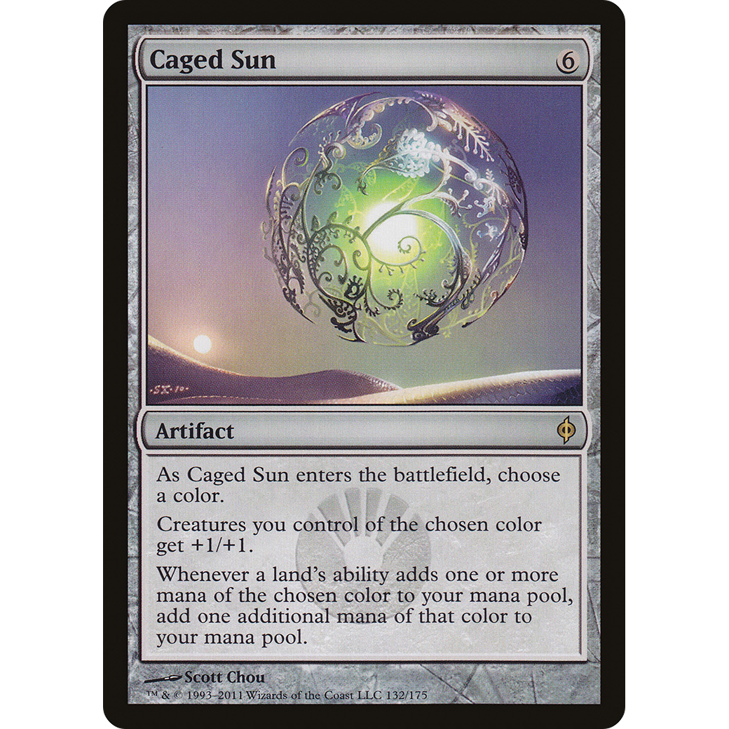 Caged Sun (NPH-132) - New Phyrexia Foil
