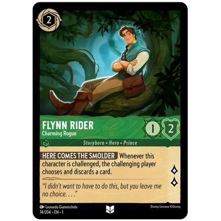 Flynn Rider - Charming Rogue (74/204) - The First Chapter Cold Foil