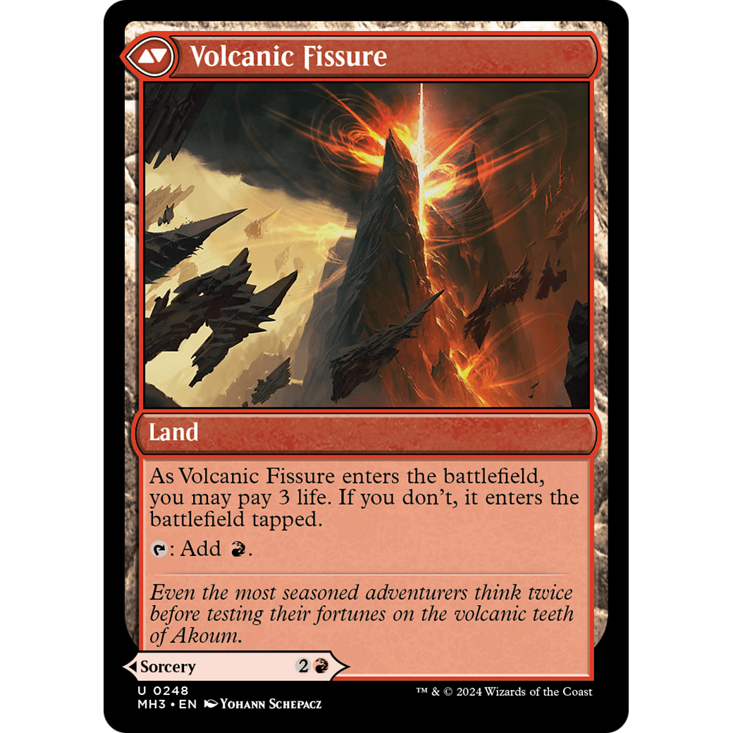 Sundering Eruption // Volcanic Fissure (MH3-248) - Modern Horizons 3
