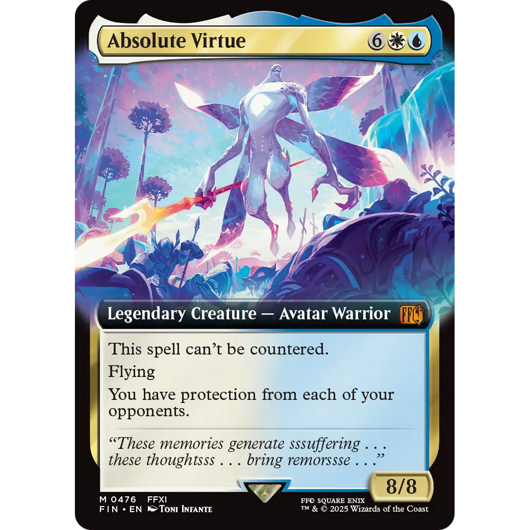 Absolute Virtue (Extended Art) (FIN-476) - FINAL FANTASY: (Extended Art) Foil