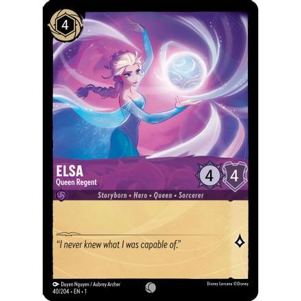 Elsa - Queen Regent (40/204) - The First Chapter Cold Foil