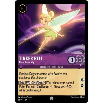 Tinker Bell - Peter Pan's Ally (58/204) - The First Chapter Cold Foil