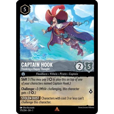 Captain Hook - Thinking a Happy Thought (175/204) - The First Chapter Cold Foil