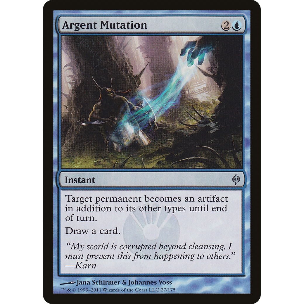 Argent Mutation (NPH-027) - New Phyrexia Foil
