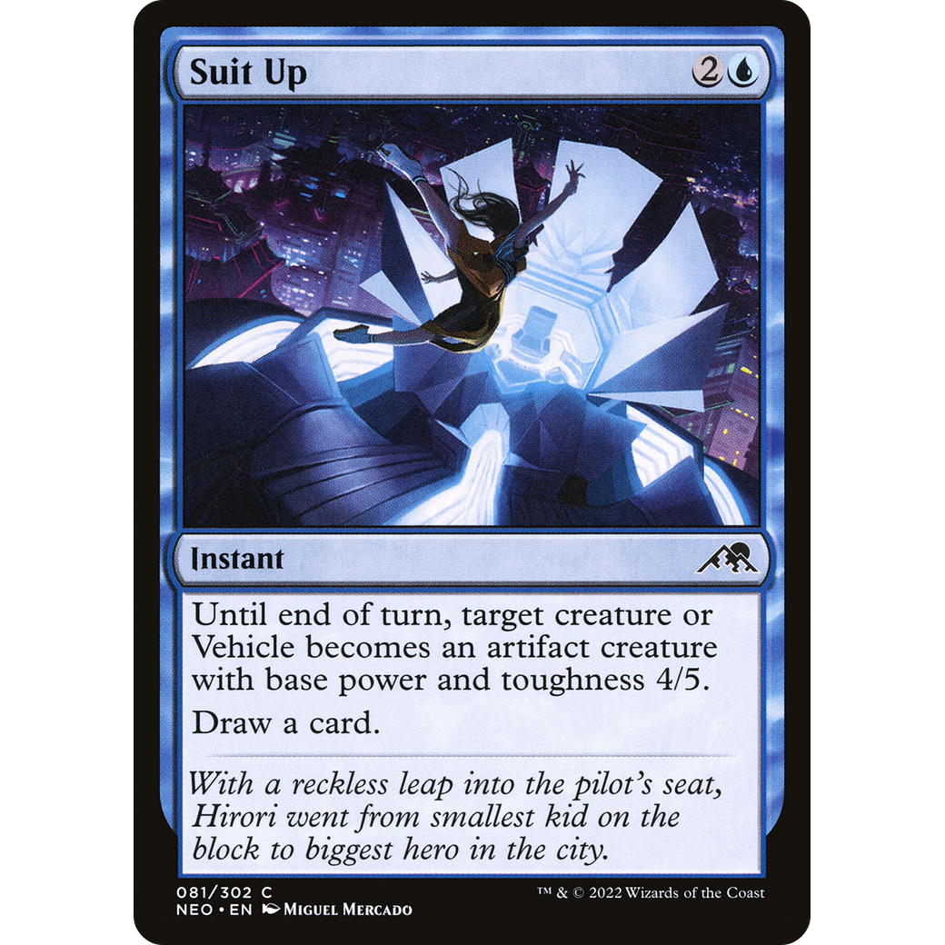 Suit Up (NEO-081) - Kamigawa: Neon Dynasty