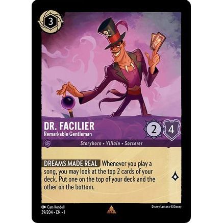 Dr. Facilier - Remarkable Gentleman (39/204) - The First Chapter Cold Foil