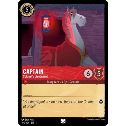 Captain - Colonel's Lieutenant (106/204) - The First Chapter Cold Foil
