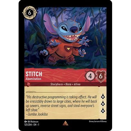 Stitch - Abomination (125/204) - The First Chapter Cold Foil