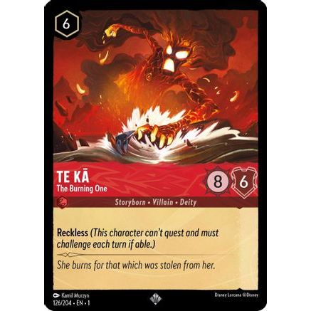 Te Ka - The Burning One (126/204) - The First Chapter Cold Foil