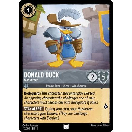 Donald Duck - Musketeer (177/204) - The First Chapter Cold Foil