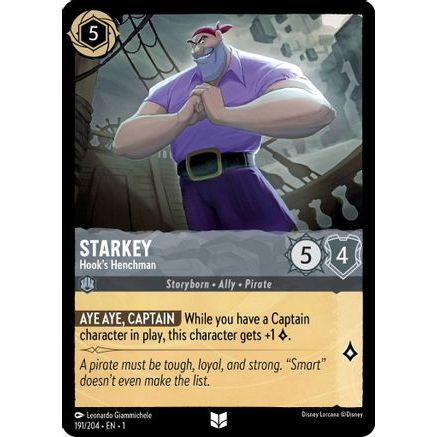 Starkey - Hook's Henchman (191/204) - The First Chapter Cold Foil