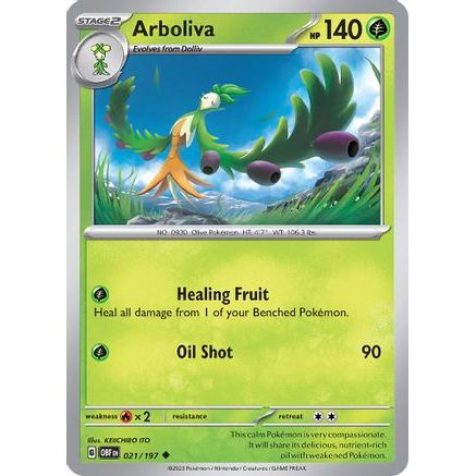 Arboliva 21 - SV03 Obsidian Flames Reverse Holofoil