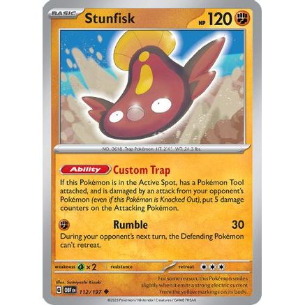 Stunfisk 112 - SV03 Obsidian Flames