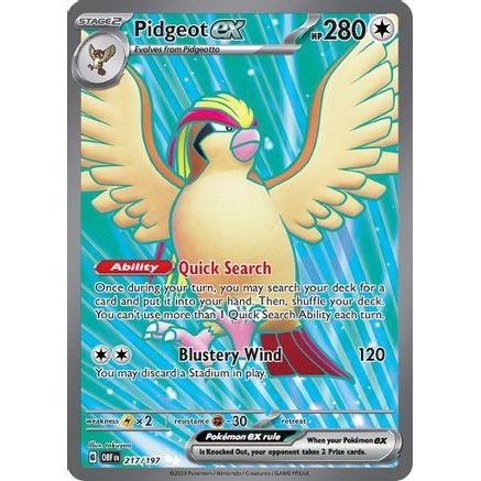 Pidgeot ex - 217/197 217 - SV03 Obsidian Flames Holofoil
