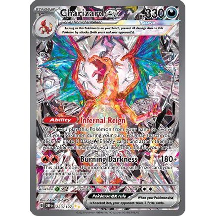 Charizard ex - 223/197 223 - SV03 Obsidian Flames Holofoil