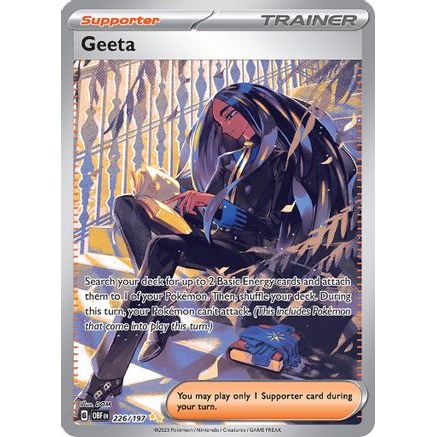 Geeta - 226/197 226 - SV03 Obsidian Flames Holofoil