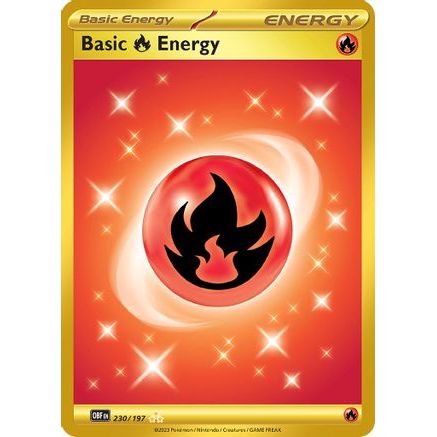 Basic Fire Energy - 230/197 230 - SV03 Obsidian Flames Holofoil