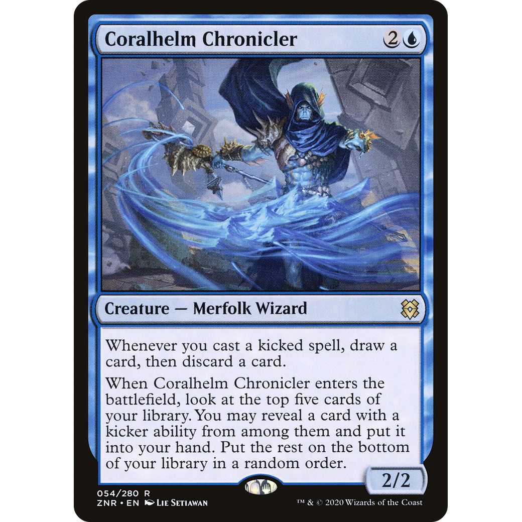 Coralhelm Chronicler (ZNR-054) - Zendikar Rising