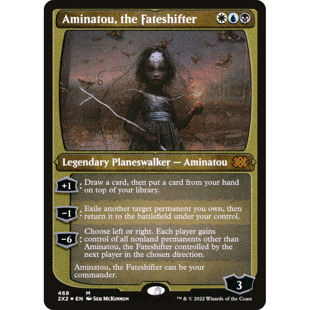 Aminatou, the Fateshifter (Foil Etched) (2X2-468) - Double Masters 2022 Foil