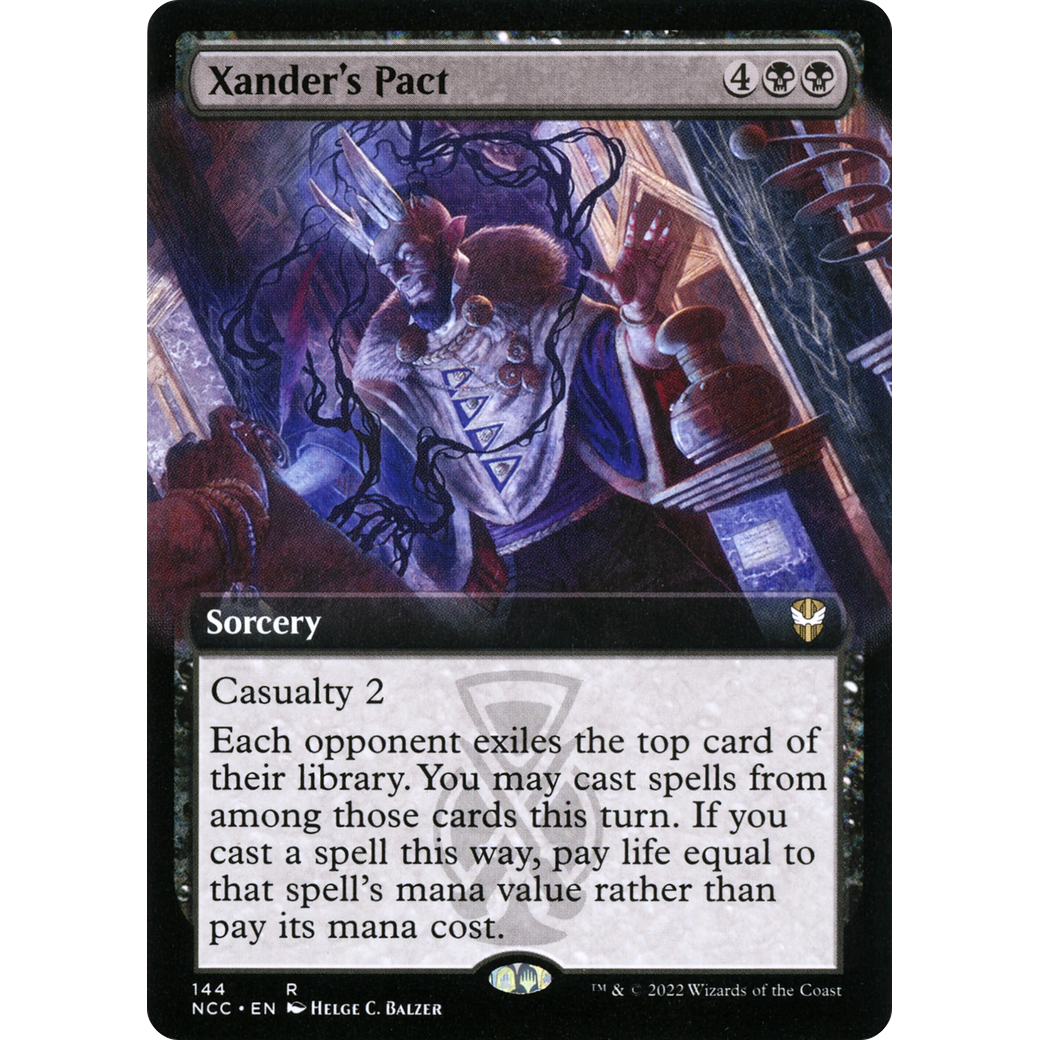 Xander's Pact (Extended Art) (NCC-144) - New Capenna Commander: (Extended Art)