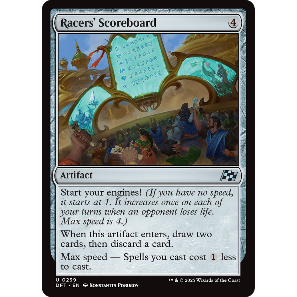 Racers' Scoreboard (DFT-239) - Aetherdrift