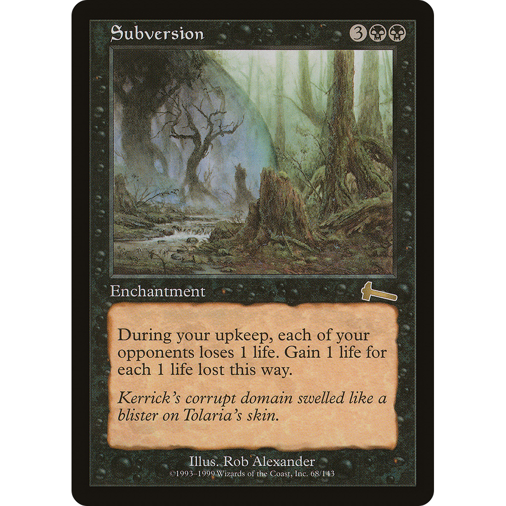 Subversion (ULG-068) - Urza's Legacy Foil