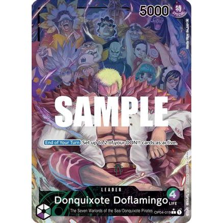 Donquixote Doflamingo (019) (Alternate Art) (OP04-019) - Kingdoms of Intrigue Foil