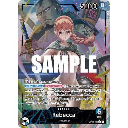 Rebecca (039) (Alternate Art) (OP04-039) - Kingdoms of Intrigue Foil