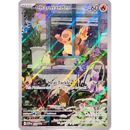 Charmander - 044 (Pokemon Center Exclusive) 44 - SV Scarlet & Violet Promo Cards Holofoil