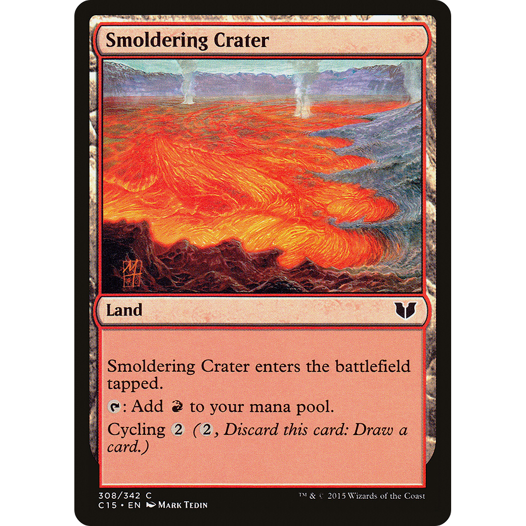 Smoldering Crater (C15-308) - Commander 2015