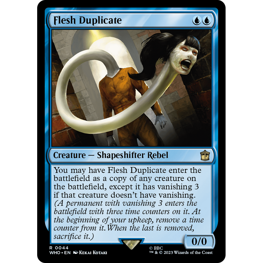Flesh Duplicate (WHO-044) - Doctor Who Foil