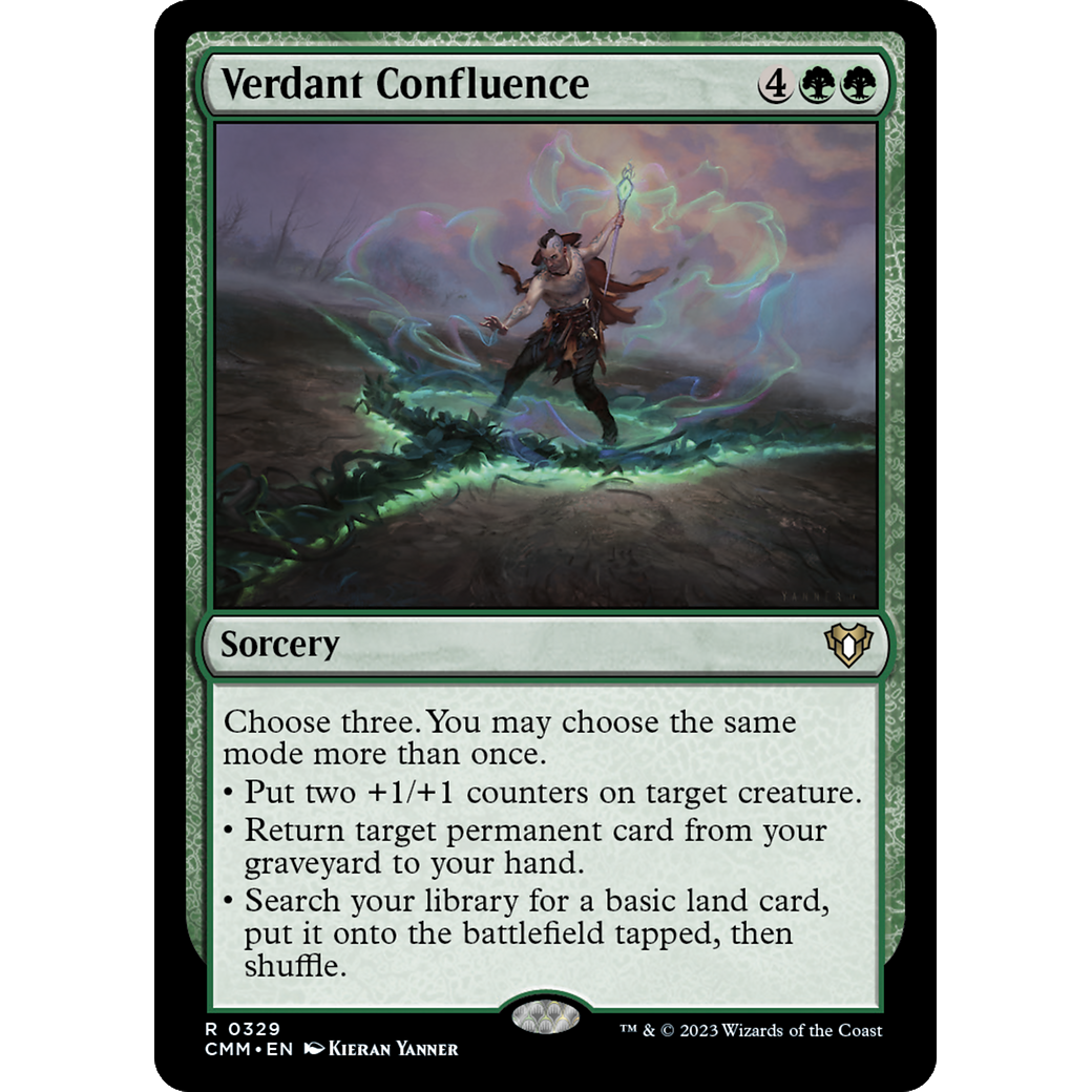 Verdant Confluence (CMM-329) - Commander Masters