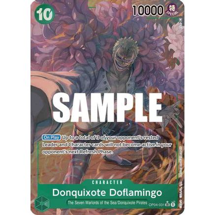 Donquixote Doflamingo (031) (Alternate Art) (OP04-031) - Kingdoms of Intrigue Foil