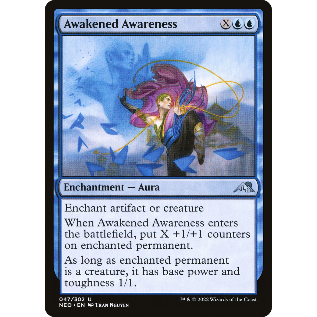 Awakened Awareness (NEO-047) - Kamigawa: Neon Dynasty