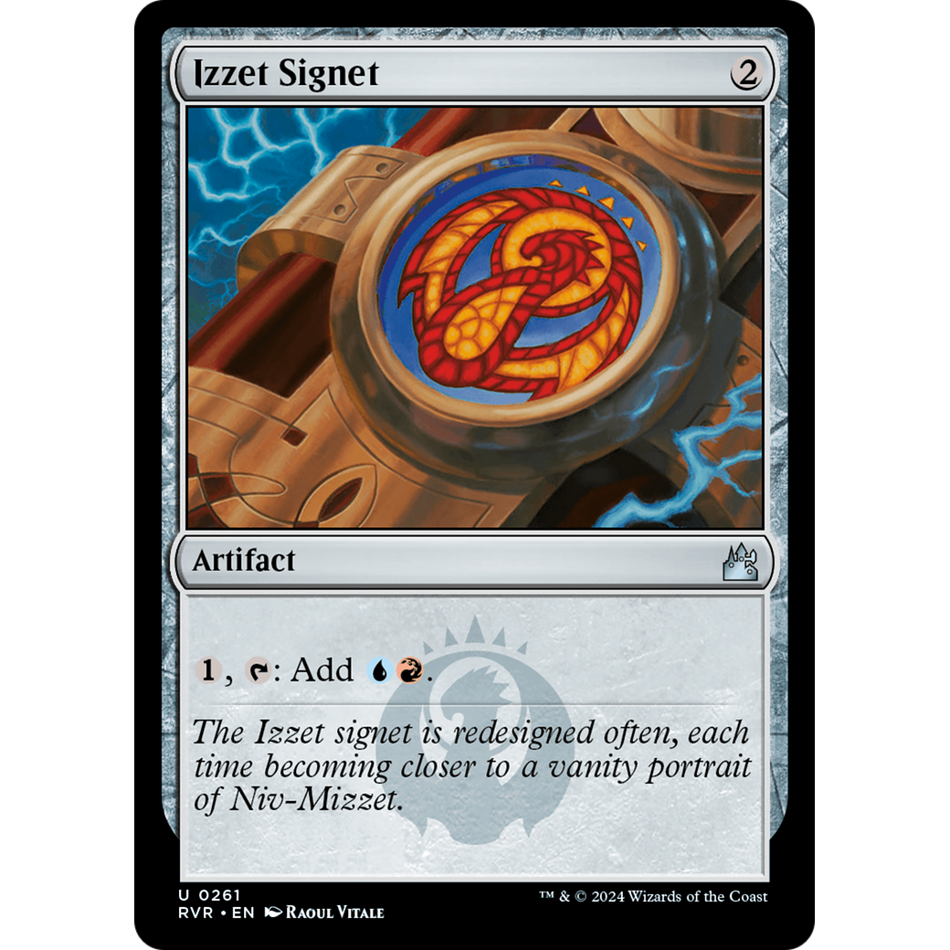 Izzet Signet (RVR-261) - Ravnica Remastered Foil