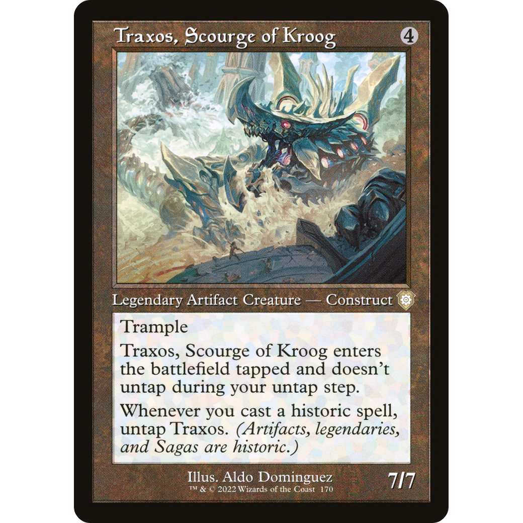 Traxos, Scourge of Kroog (Retro Frame) (BRC-170) - The Brothers' War Commander