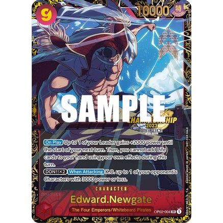 Edward.Newgate (Championship 2023) (OP02-004) - One Piece Promotion Cards Foil