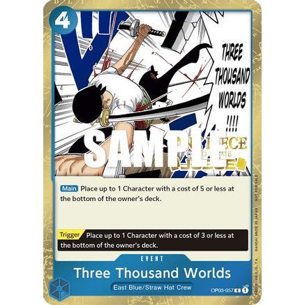 Three Thousand Worlds (Judge Pack Vol. 2) (OP03-057) - One Piece Promotion Cards Foil