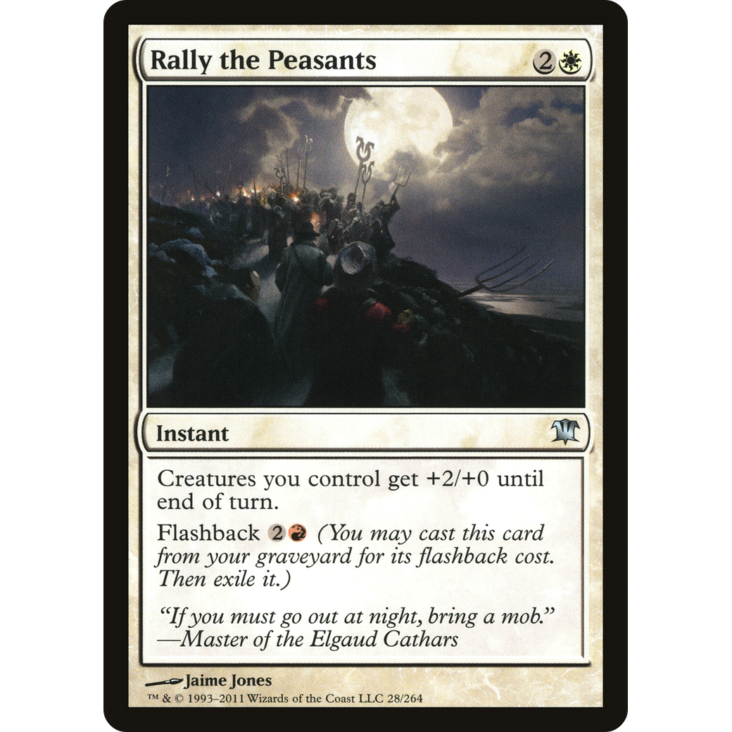 Rally the Peasants (ISD-028) - Innistrad