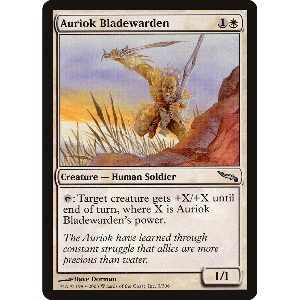 Auriok Bladewarden (MRD-003) - Mirrodin