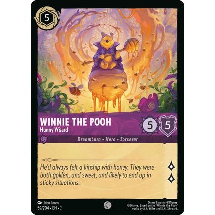 Winnie the Pooh - Hunny Wizard (59/204) - Rise of the Floodborn Cold Foil