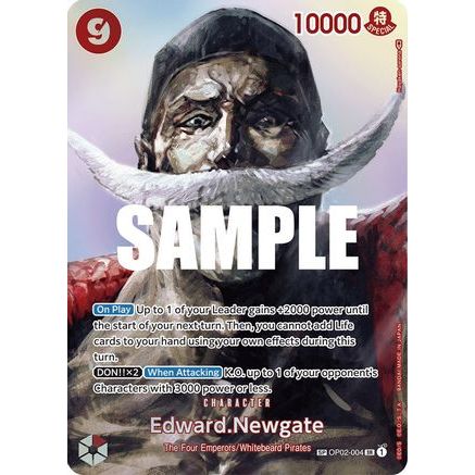 Edward.Newgate (SP) (OP02-004) - Kingdoms of Intrigue Foil