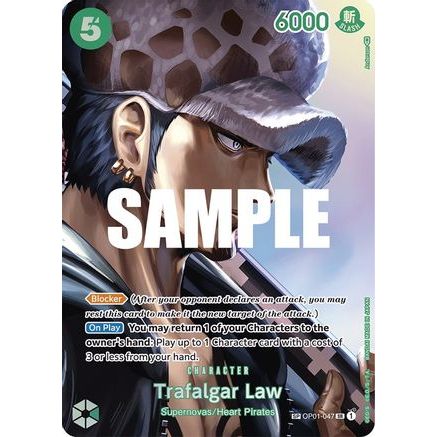 Trafalgar Law (SP) (OP01-047) - Kingdoms of Intrigue Foil