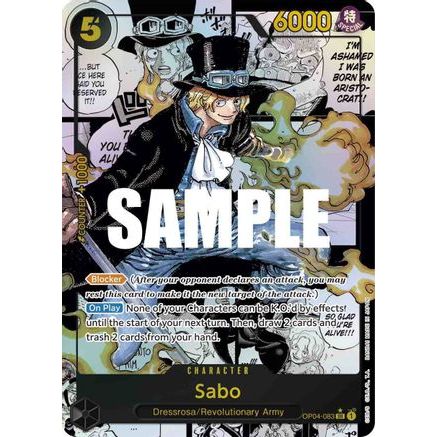 Sabo (Alternate Art) (Manga) (OP04-083) - Kingdoms of Intrigue Foil