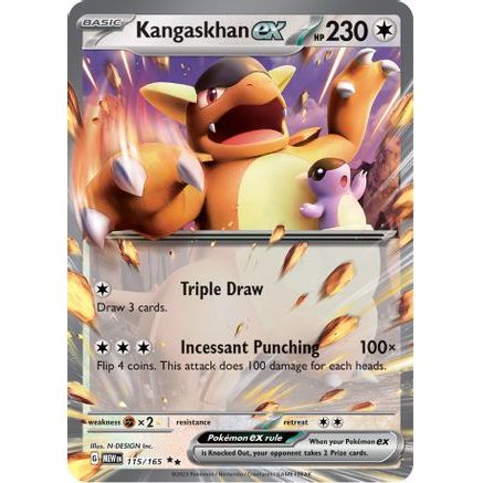 Kangaskhan ex - 115/165 115 - SV Scarlet & Violet 151 Holofoil