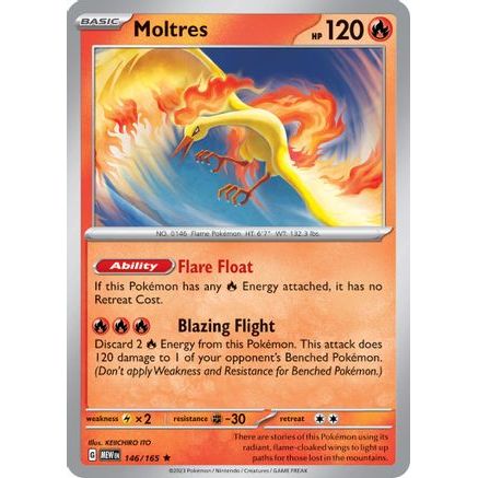 Moltres 146 - SV Scarlet & Violet 151 Reverse Holofoil
