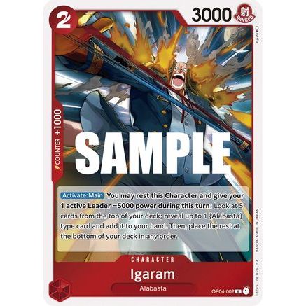 Igaram (OP04-002) - Kingdoms of Intrigue Foil
